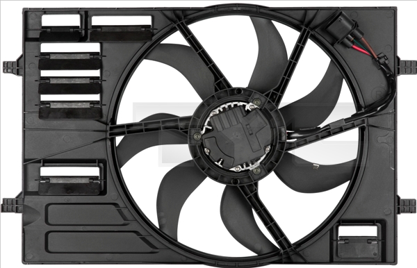 Ventilator, radiator 837-0055 TYC