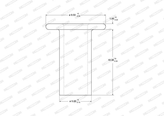 Nit, material frictiune saboti frana 93038 FERODO
