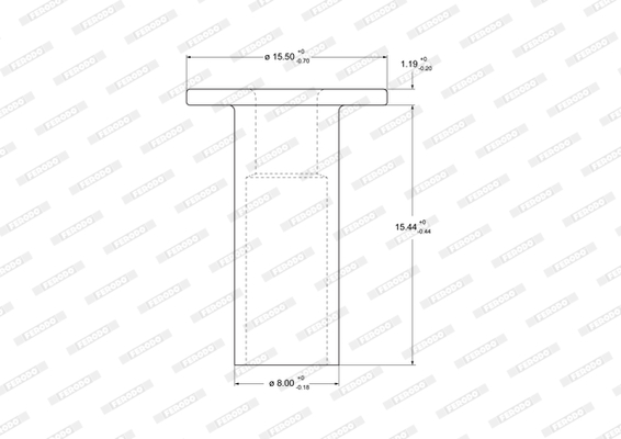 Nit, material frictiune saboti frana 93058 FERODO