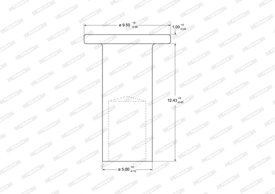 Nit, material frictiune saboti frana 93234 FERODO
