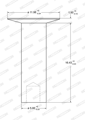 Nit, material frictiune saboti frana 93281 FERODO