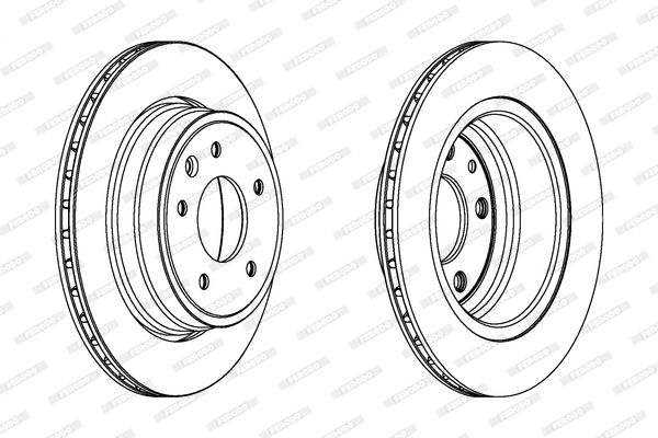 Disc frana DDF1004 FERODO