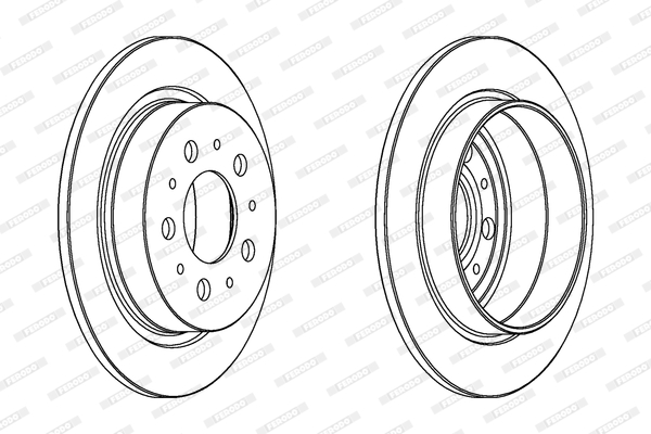 Disc frana DDF1060 FERODO