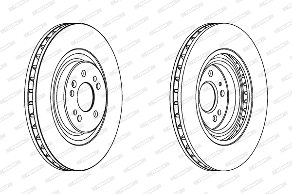 Disc frana DDF1085 FERODO