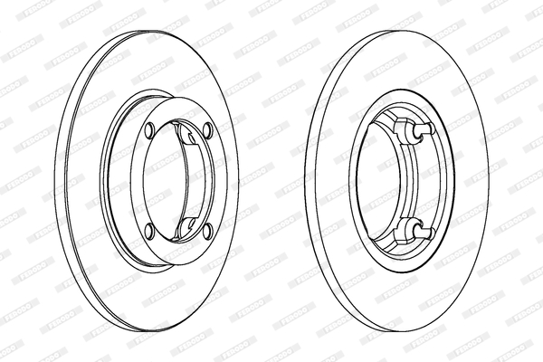Disc frana DDF1098 FERODO