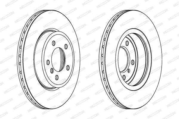 Disc frana DDF1174C FERODO