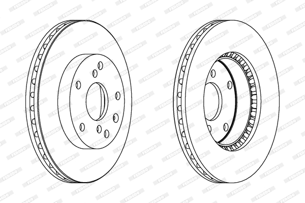 Disc frana DDF1192 FERODO