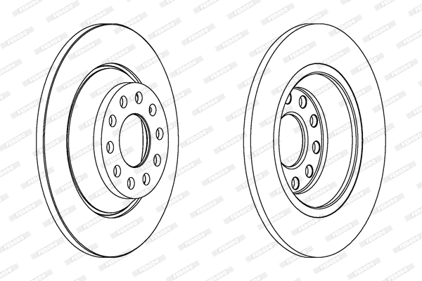 Disc frana DDF1307 FERODO
