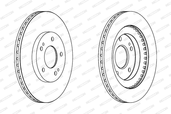 Disc frana DDF1399 FERODO