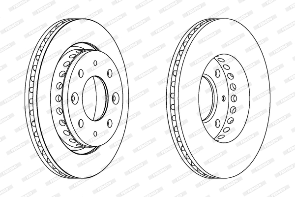 Disc frana DDF1418 FERODO