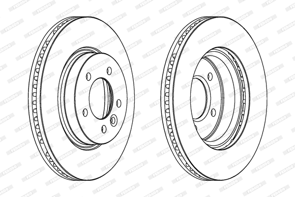 Disc frana DDF1430C-1 FERODO