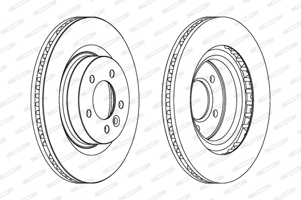 Disc frana DDF1432 FERODO