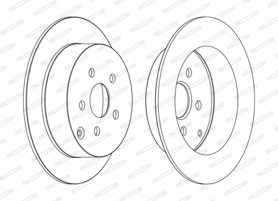 Disc frana DDF1485C FERODO