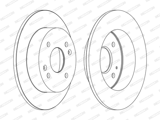 Disc frana DDF1488C FERODO