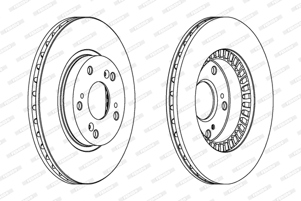 Disc frana DDF1496 FERODO