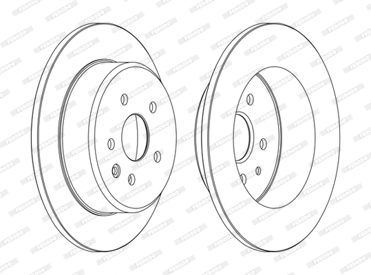 Disc frana DDF1499C FERODO