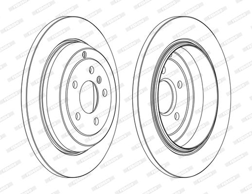 Disc frana DDF1530C FERODO