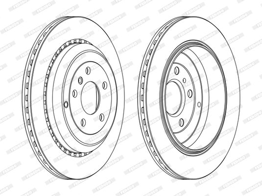 Disc frana DDF1531C FERODO