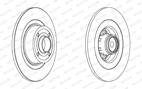 Disc frana DDF1570 FERODO