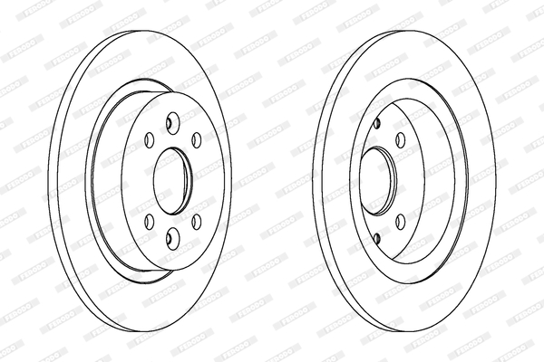 Disc frana DDF1600 FERODO