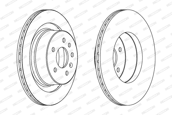 Disc frana DDF1604 FERODO