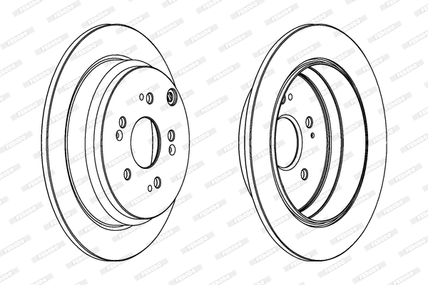 Disc frana DDF1608C FERODO