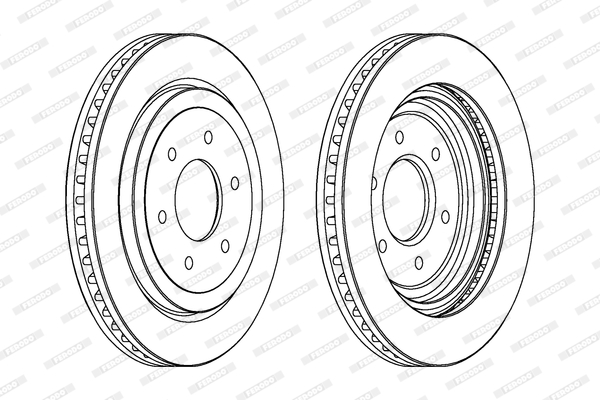 Disc frana DDF1611 FERODO