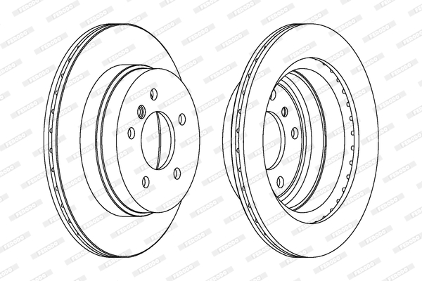 Disc frana DDF1697C FERODO