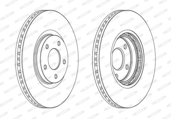 Disc frana DDF1724C FERODO