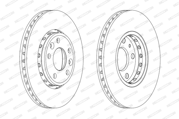 Disc frana DDF1726C FERODO