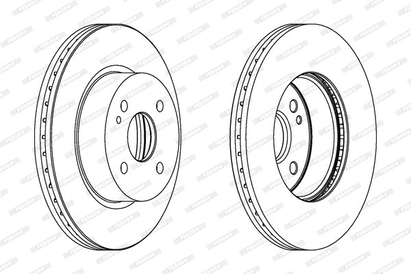 Disc frana DDF1738C FERODO