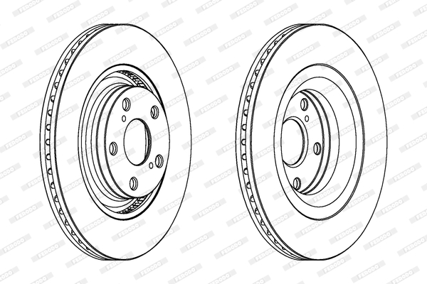 Disc frana DDF1754C FERODO