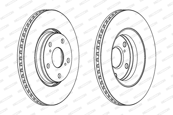 Disc frana DDF1756C FERODO