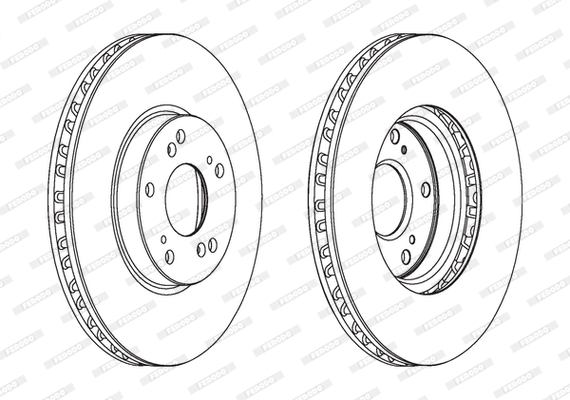 Disc frana DDF1775C FERODO