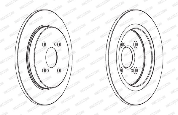 Disc frana DDF1781C FERODO