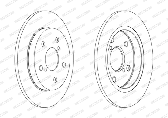 Disc frana DDF1788C FERODO