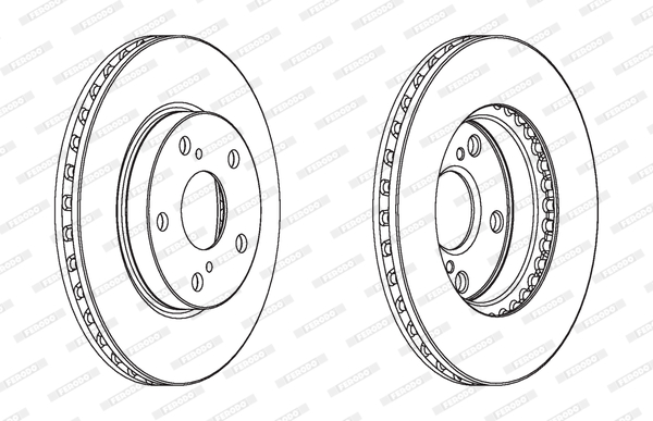 Disc frana DDF1789C FERODO