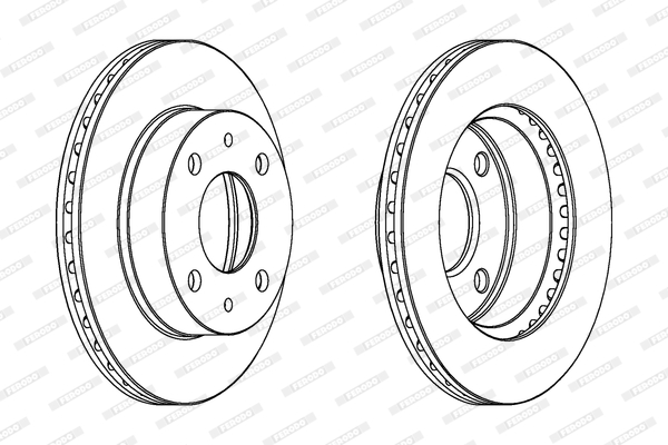 Disc frana DDF1858 FERODO