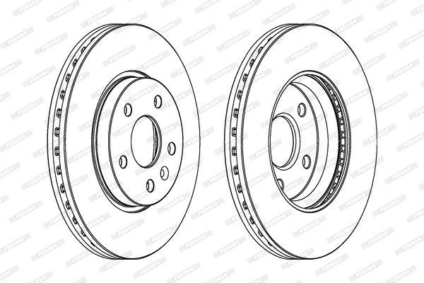 Disc frana DDF1869C FERODO