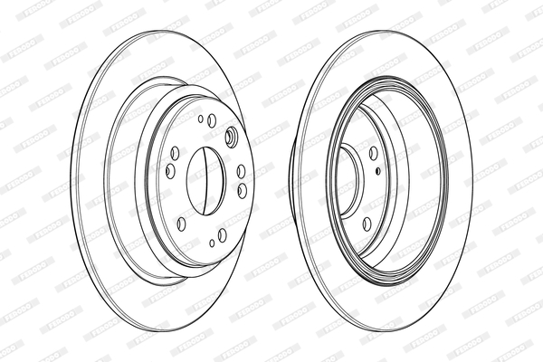 Disc frana DDF1894C FERODO