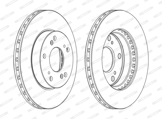 Disc frana DDF1939C FERODO