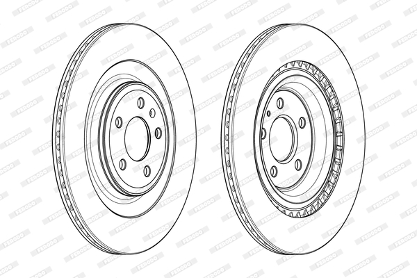 Disc frana DDF1990C FERODO