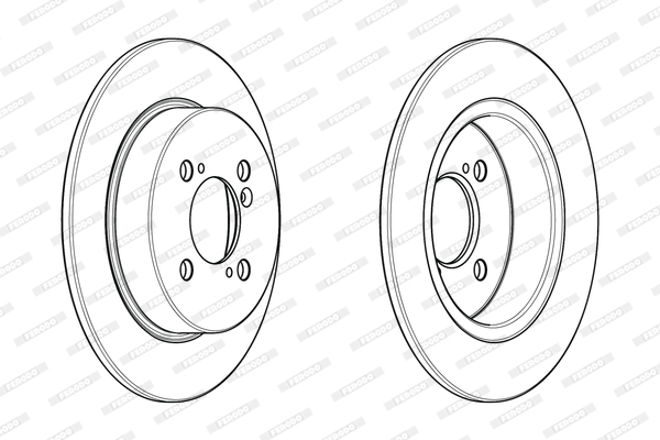 Disc frana DDF2071C FERODO