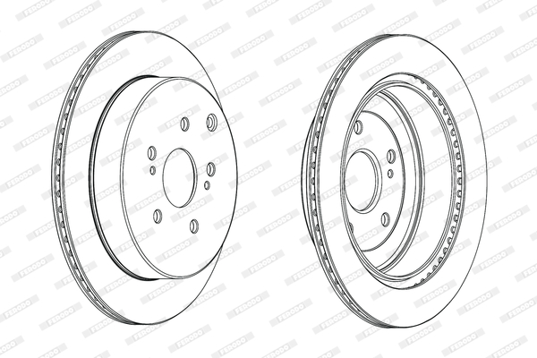 Disc frana DDF2072C FERODO