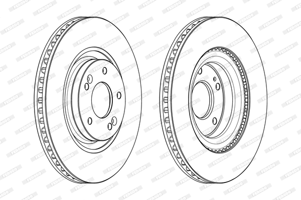 Disc frana DDF2199C FERODO