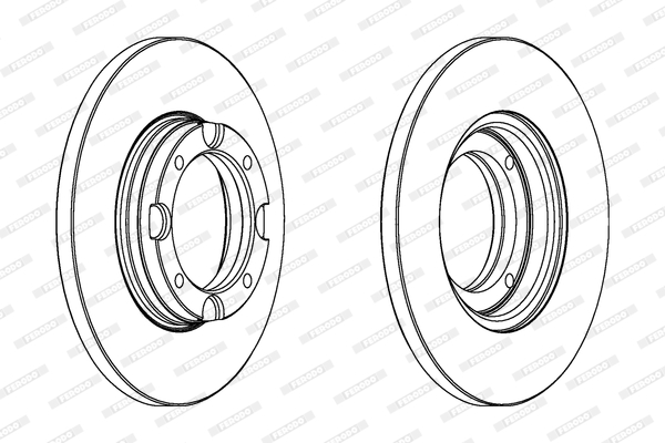 Disc frana DDF358 FERODO