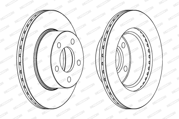 Disc frana DDF367 FERODO