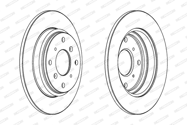 Disc frana DDF512 FERODO