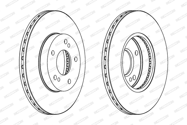 Disc frana DDF600 FERODO