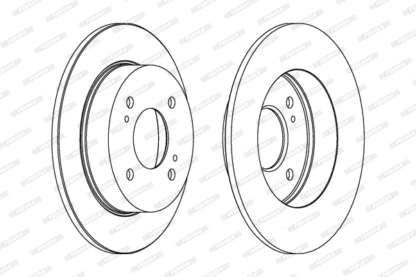 Disc frana DDF674 FERODO